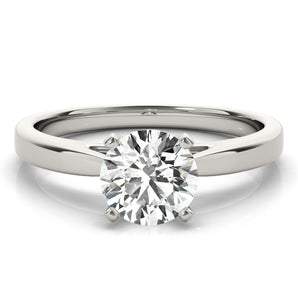 Lyric-1.50  Carats Round Moissanite Solitaire Engagement Ring