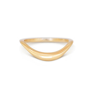 Classic Plain Curved Wedding band