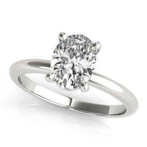 Heidi-1.20 Carats Oval Moissanite Solitaire Engagement Ring