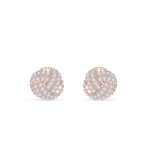 Nora- 0.25 CT Round Moissanite Cluster Stud Earrings