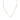 Grace-0.03 Carats Round Moissanite Dainty Necklace